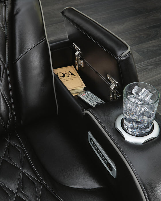 Boyington Power Reclining Loveseat with Console - Furniture 2 Go- FL