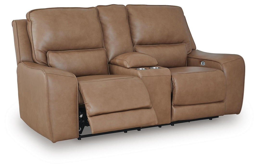 DeepWakes Power Reclining Loveseat with Console - Furniture 2 Go- FL