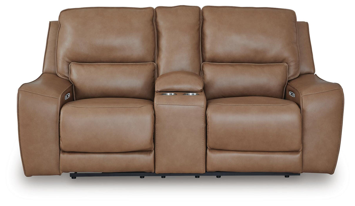 DeepWakes Power Reclining Loveseat with Console - Furniture 2 Go- FL