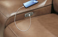 DeepWakes Power Reclining Loveseat with Console - Furniture 2 Go- FL