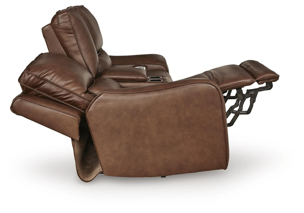 DeepWakes Power Reclining Loveseat with Console - Furniture 2 Go- FL
