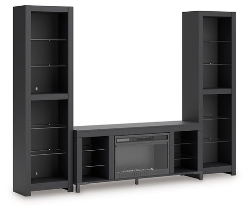 Cayberry Entertainment Center with Electric Fireplace - Furniture 2 Go- FL