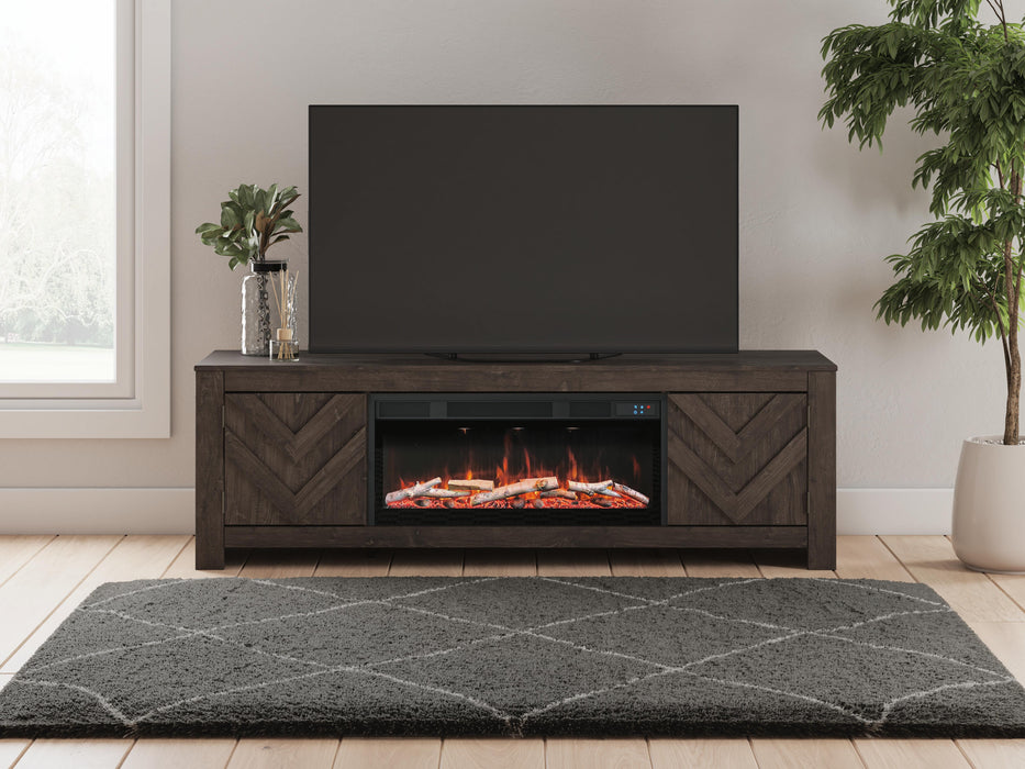 Cayboni 71" TV Stand with Electric Fireplace - Furniture 2 Go- FL