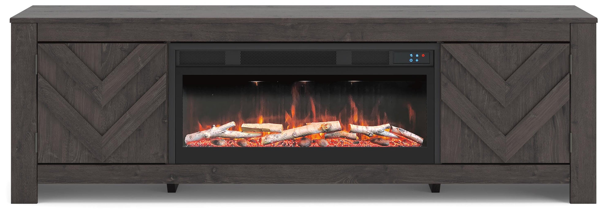 Cayboni 71" TV Stand with Electric Fireplace - Furniture 2 Go- FL