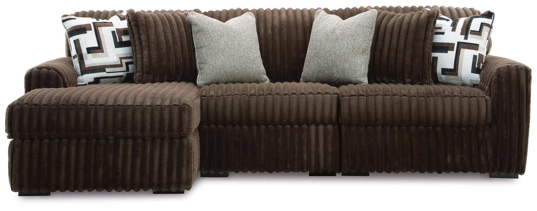 Midnight-Madness Sectional with Chaise