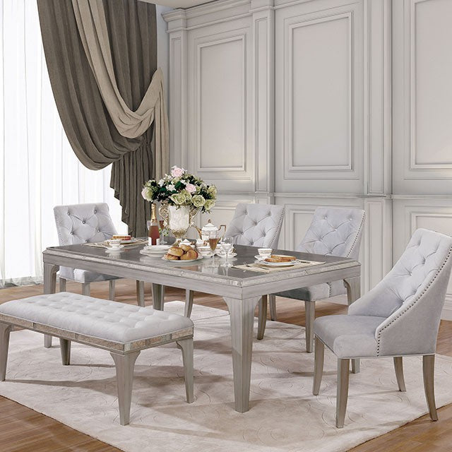 Diocles Dining Table Set with Bench - Furniture 2 Go- FL