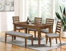 Rapidview 6 Pc Dining Table Set with Bench - Furniture 2 Go- FL