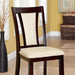 BRENT Dark Cherry/Ivory Side Chair (2/CTN) image