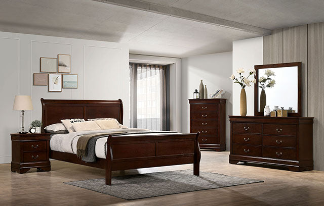 Louis Philippe Queen Bedroom Set - Furniture 2 Go- FL