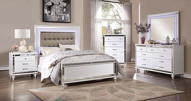 Brachium Queen Bedroom Set Silver - Furniture 2 Go- FL