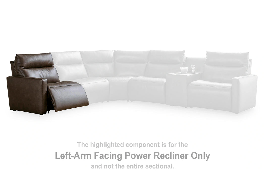 ModZ Power Reclining Sectional with Audio Consoles