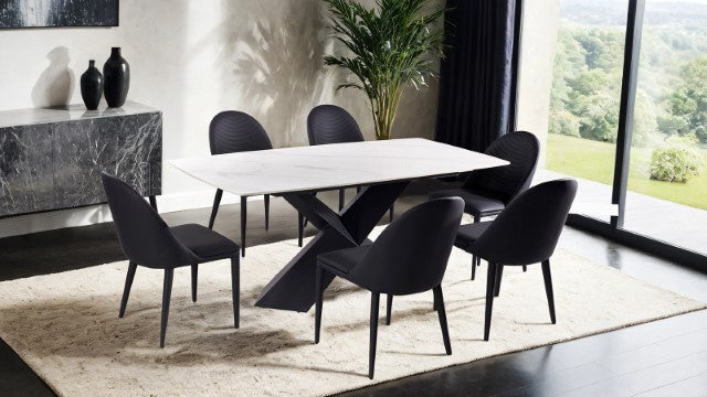 Lenvik 7 Pc Dining Table Set White