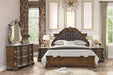 Leovanni 4 Pc Queen Bedroom Set Brown - Furniture 2 Go- FL