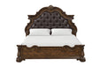 Leovanni 4 Pc Queen Bedroom Set Brown - Furniture 2 Go- FL