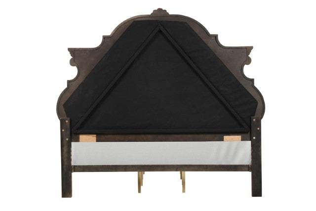 Leovanni 4 Pc Queen Bedroom Set Brown - Furniture 2 Go- FL