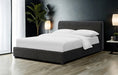 Vertham E.King, Full, & Queen Bed White & Black - Furniture 2 Go- FL