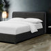 Vertham E.King, Full, & Queen Bed White & Black - Furniture 2 Go- FL