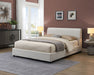 Vertham E.King, Full, & Queen Bed White & Black - Furniture 2 Go- FL