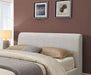 Vertham E.King, Full, & Queen Bed White & Black - Furniture 2 Go- FL