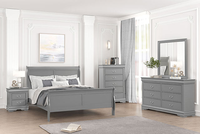 Louis Philippe Queen Bedroom Set - Furniture 2 Go- FL