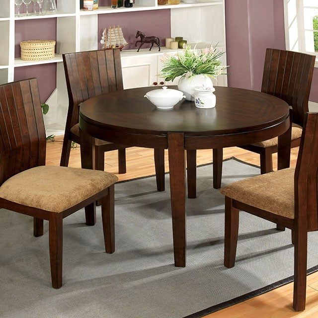 Ottawa Round Dining Table Brown