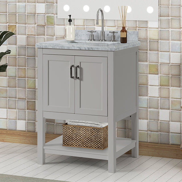 Reston Vanity with Top/ Sink - Furniture 2 Go- FL