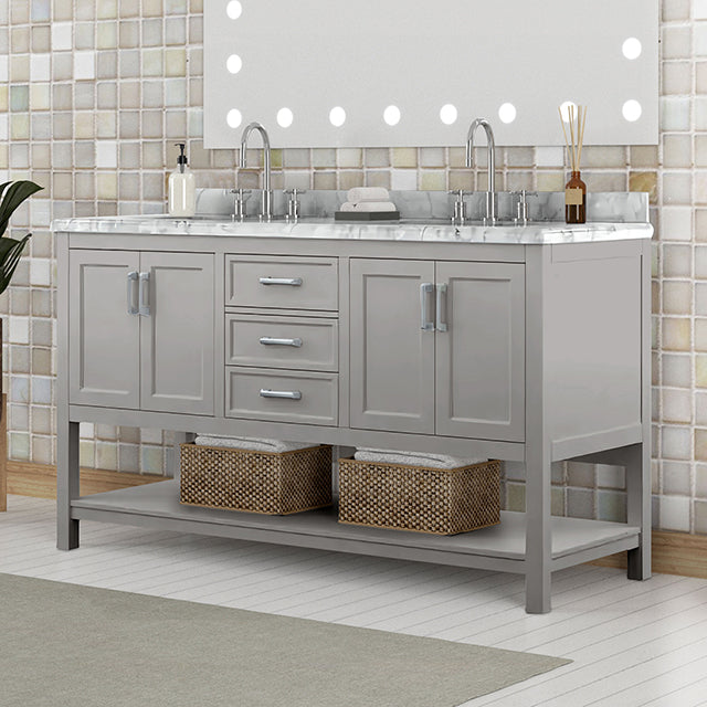 Reston Vanity with Top/ Sink - Furniture 2 Go- FL