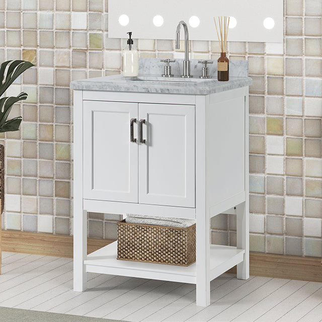 Reston Vanity with Top/ Sink - Furniture 2 Go- FL